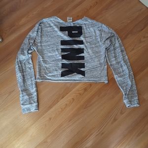 Victoria's secrets pink crop top shirt